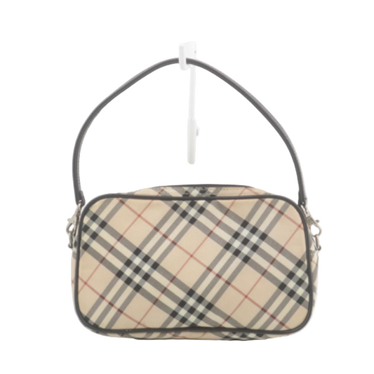 burberry cute nova plaid pochette shoulder bag