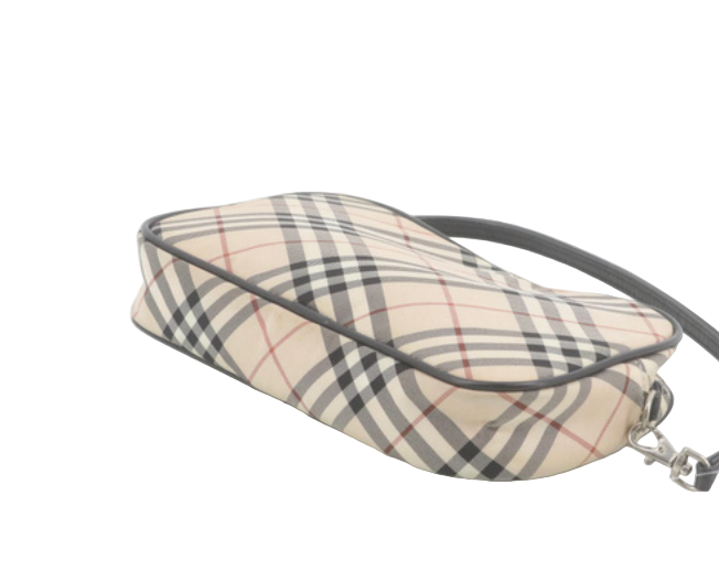 burberry cute nova plaid pochette shoulder bag
