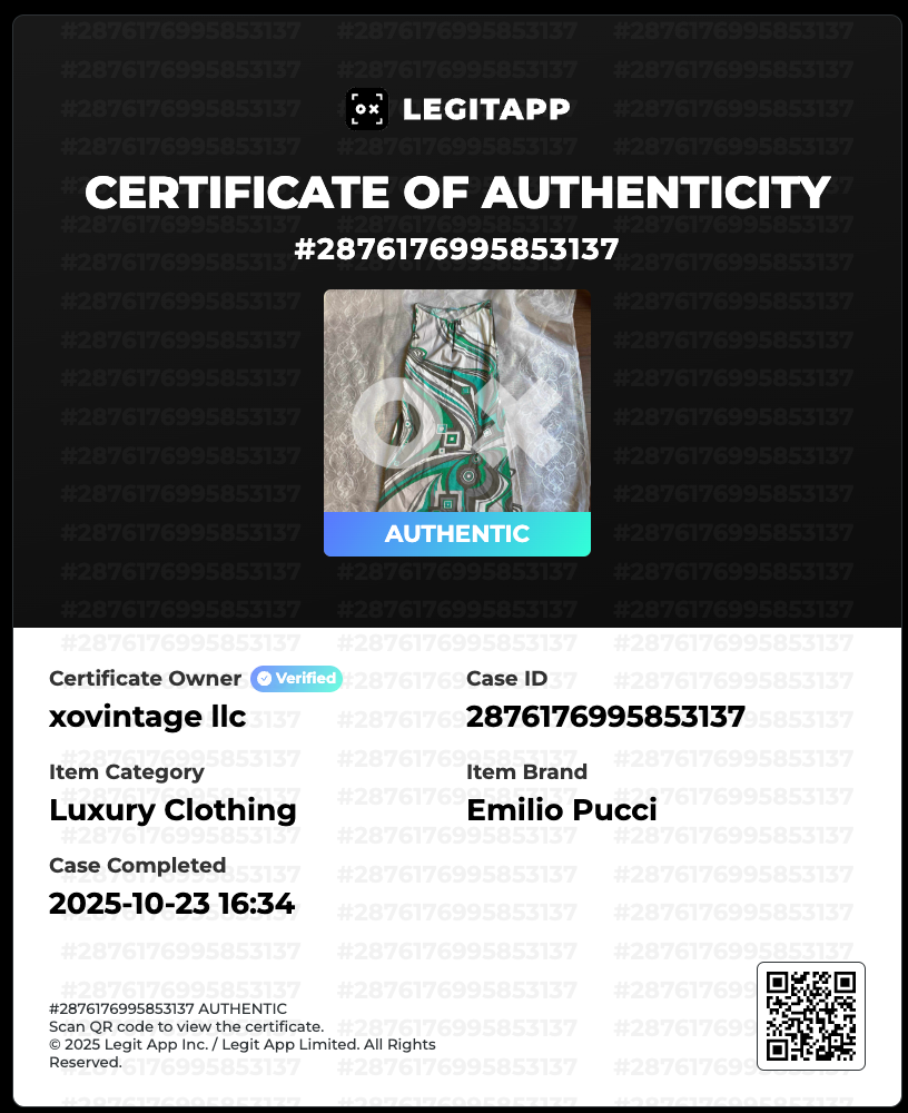 emilio pucci vintage mini dress