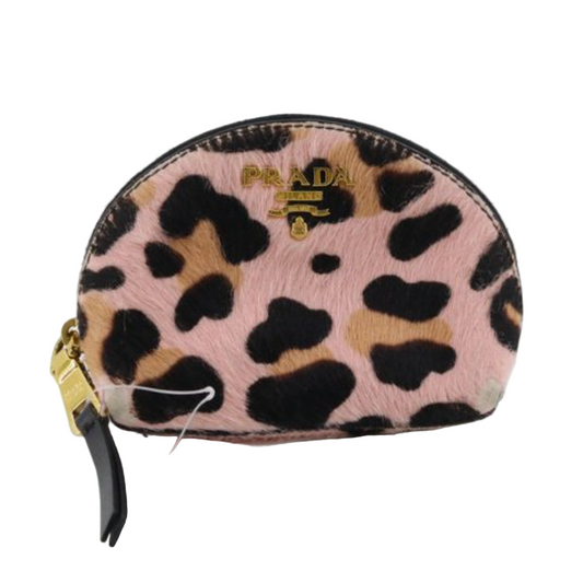 prada ponyhair leopard print mini clutch
