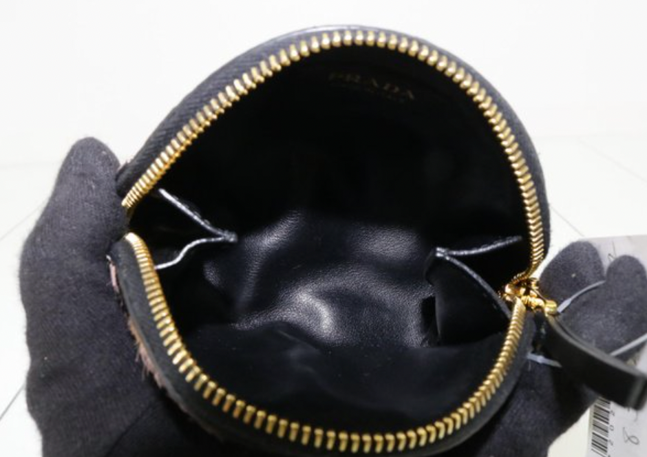 prada ponyhair leopard print mini clutch