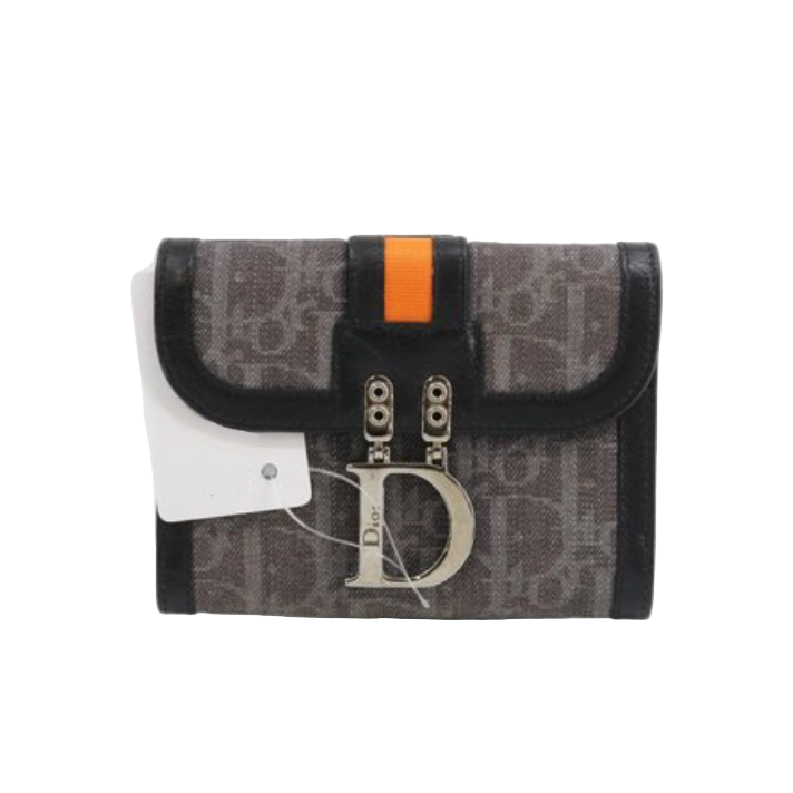 dior vintage flight line compact wallet