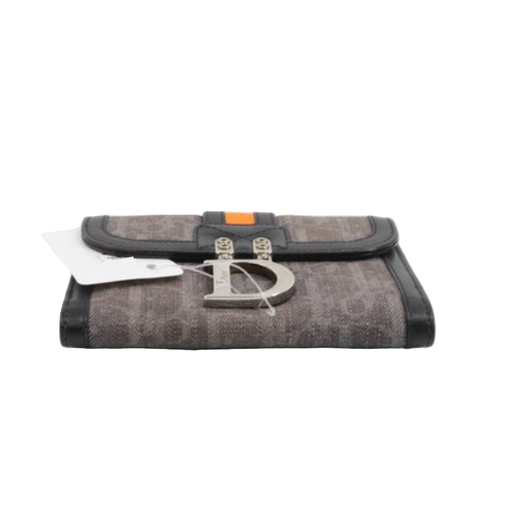 dior vintage flight line compact wallet