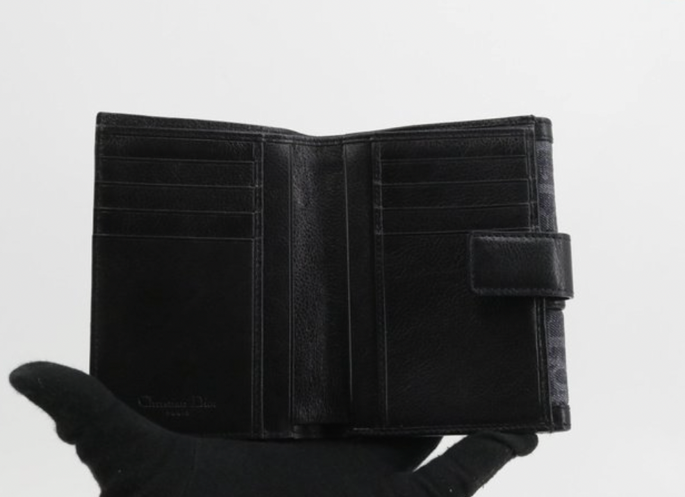 dior vintage flight line compact wallet