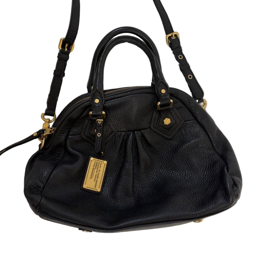 marc by marc jacobs vintage large groovee bag in black