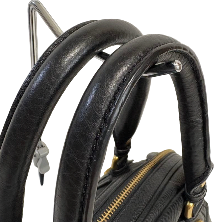 marc by marc jacobs vintage large groovee bag in black