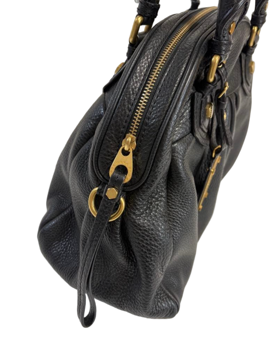 marc by marc jacobs vintage large groovee bag in black