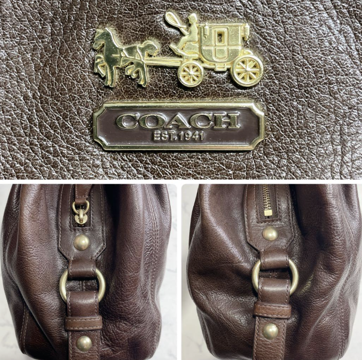 coach madison maggie in brown