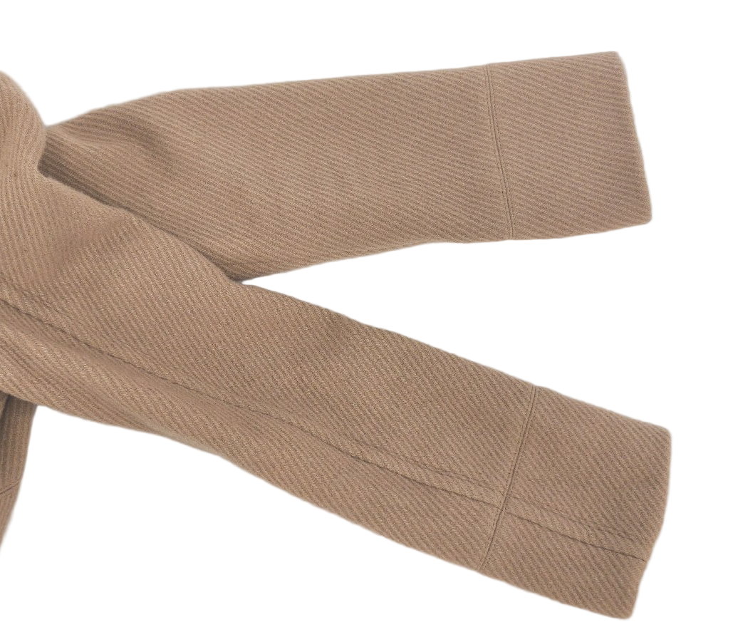 burberry blue label beige pleated flirty dress coat (36)