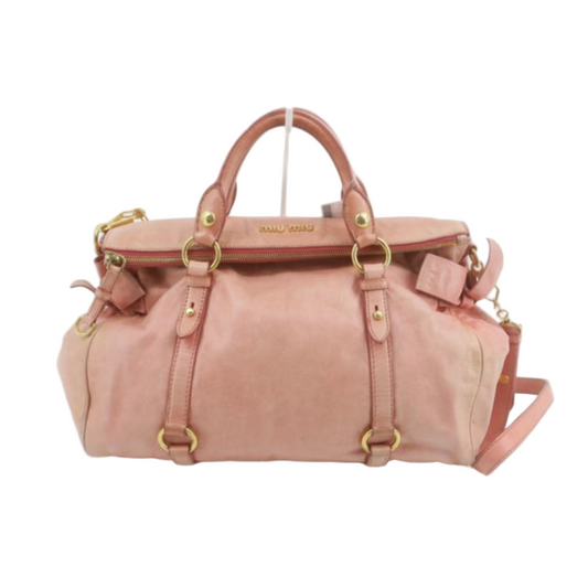 miu miu pretty rose pink vitello bow bag