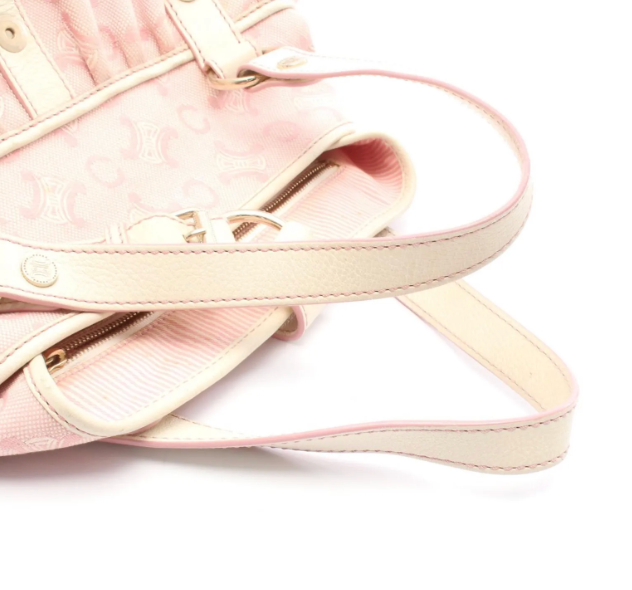 celine pink lily triomphe shoulder bag