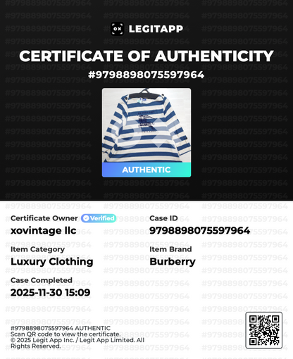 burberry blue label striped vintage mini dress