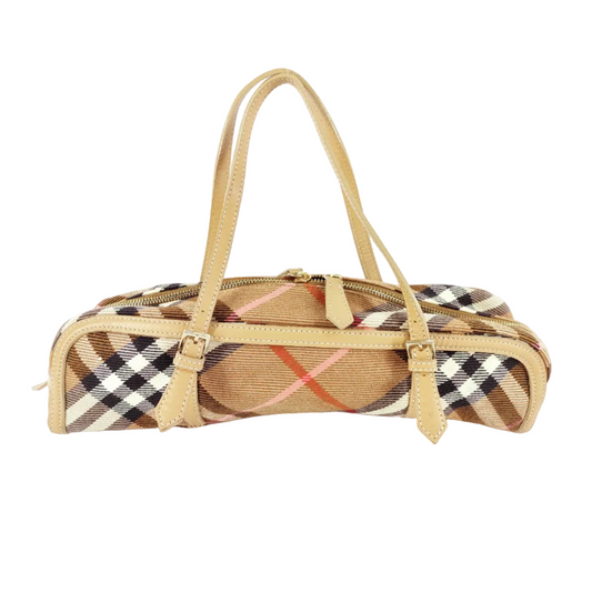 burberry blue label vintage barrel shoulder bag