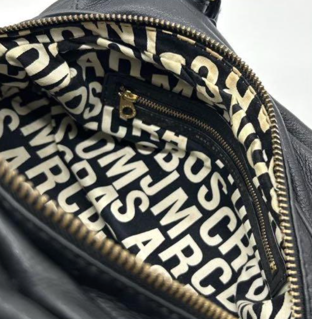 marc by marc jacobs black vintage baby groovee bag