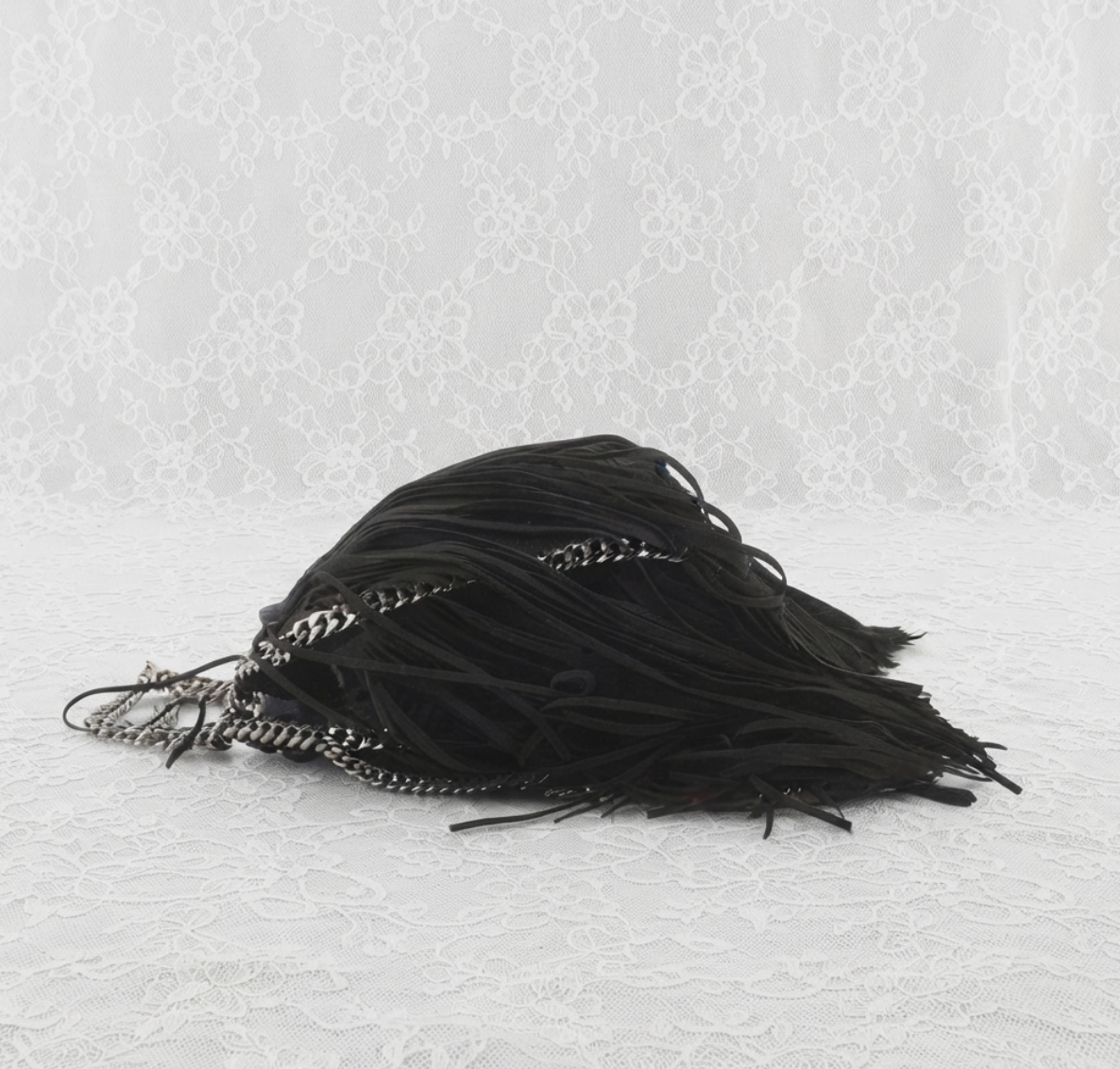 xovintage VINTAGE Stella McCartney Falabella Fringe Shaggy Deer Tote - Shopper Bags