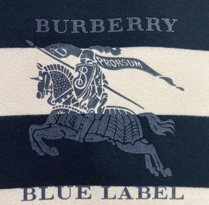 xovintage burberry blue label vintage striped mini dress - Clothing