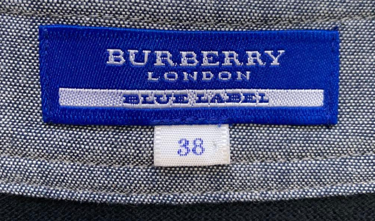 xovintage burberry blue label vintage striped mini dress - Clothing