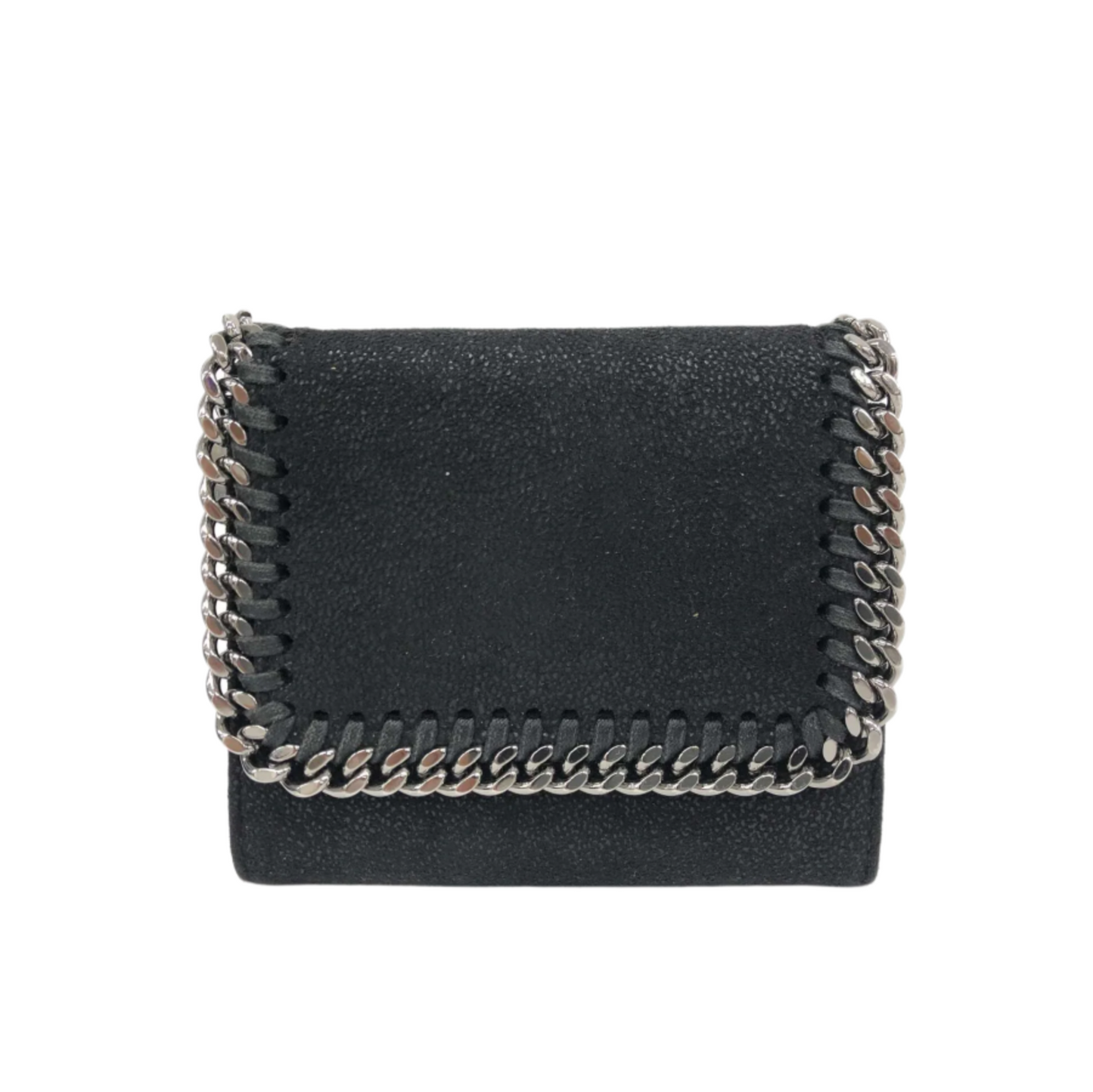 Stella McCartney Pre-Loved Black Falabella Wallet