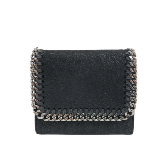 Stella McCartney Pre-Loved Black Falabella Wallet