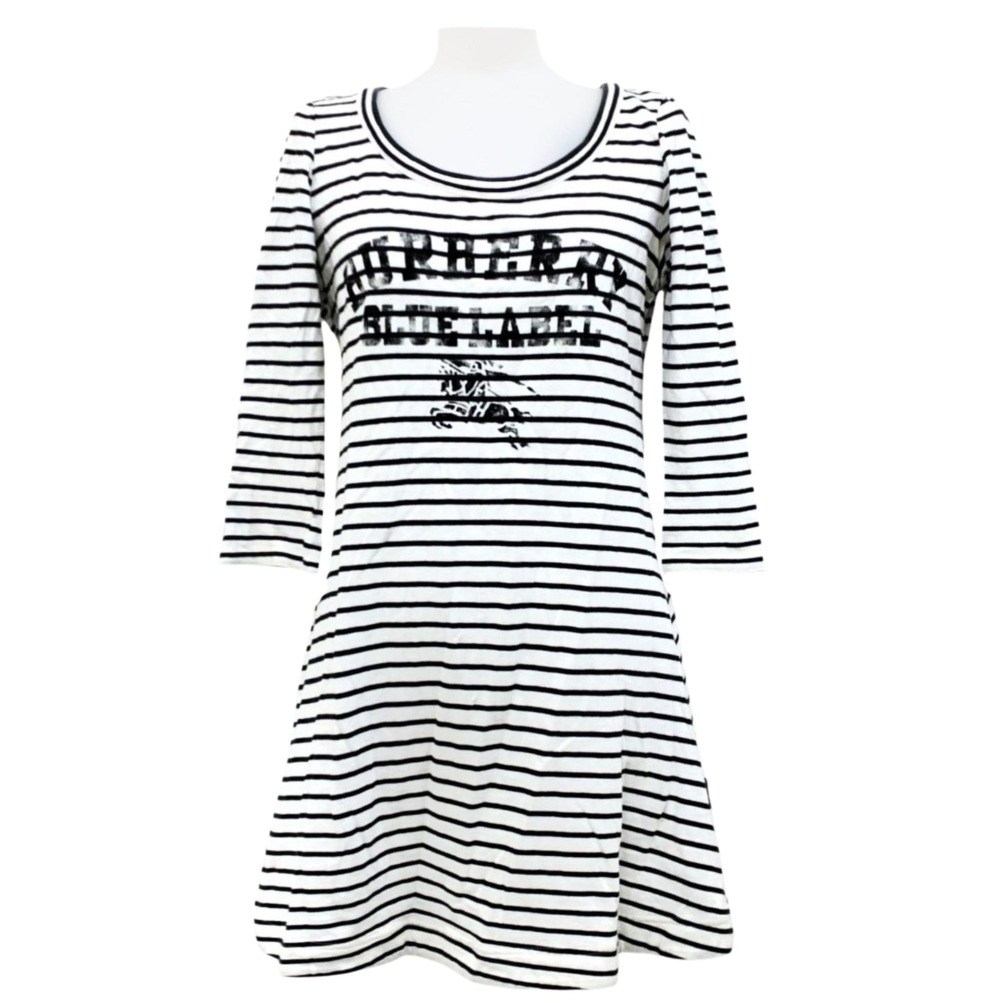 burberry cutesy vintage striped tunic mini dress