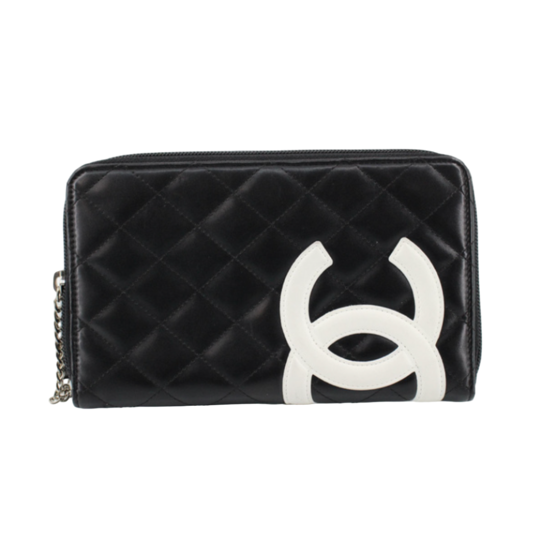 chanel cambon iconic wallet clutch bag