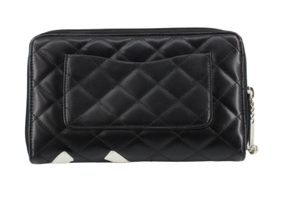 chanel cambon iconic wallet clutch bag