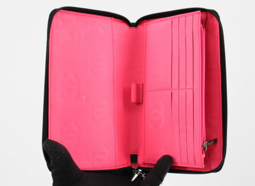 chanel cambon iconic wallet clutch bag