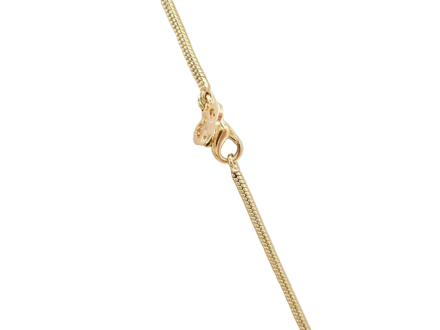 christian dior vintage round logo necklace