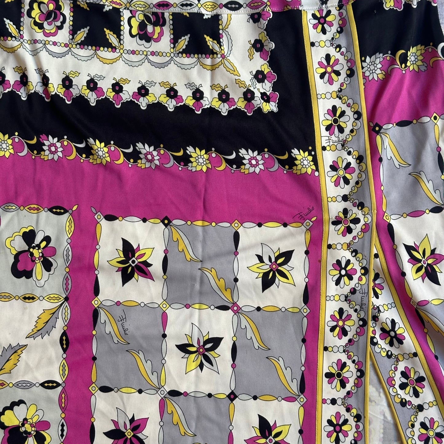 emilio pucci stunning vintage mini skirt