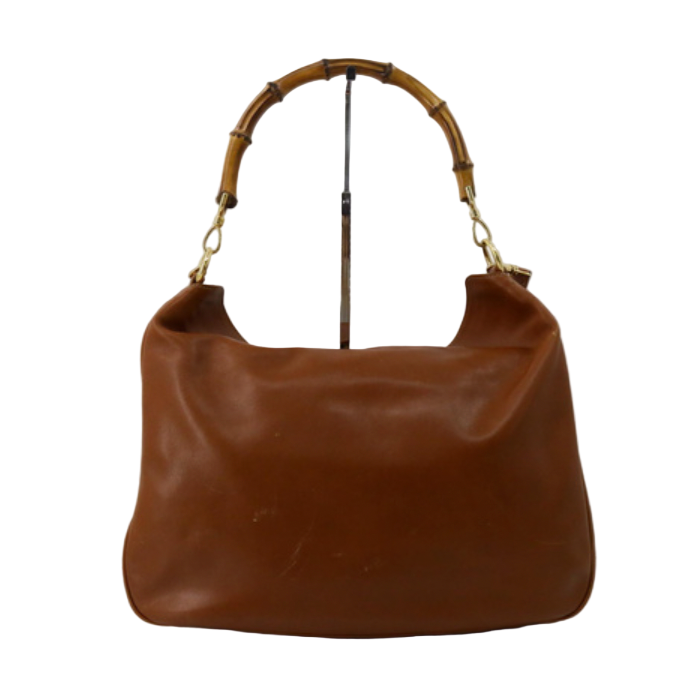 gucci by tom ford 90s bamboo-detail shoulder bag