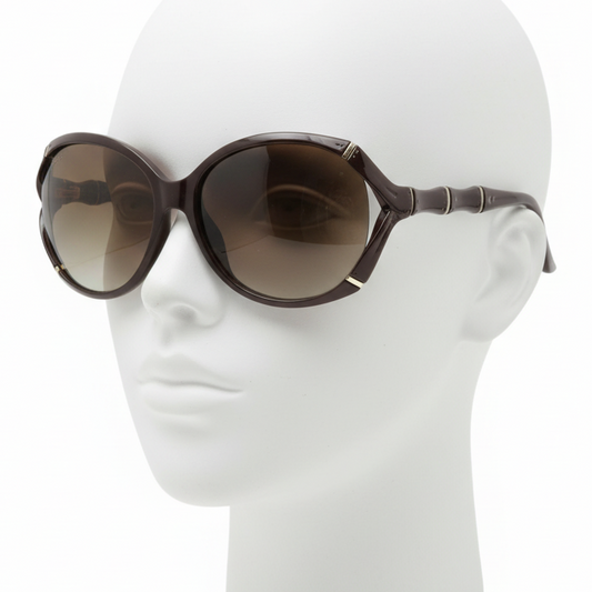 gucci by tom ford 90s bamboo-detail sunglasses