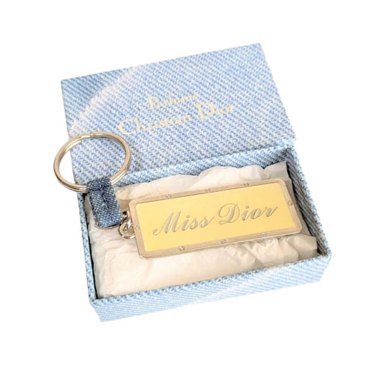 Christian Dior Vintage "Miss Dior" Charm Keychain
